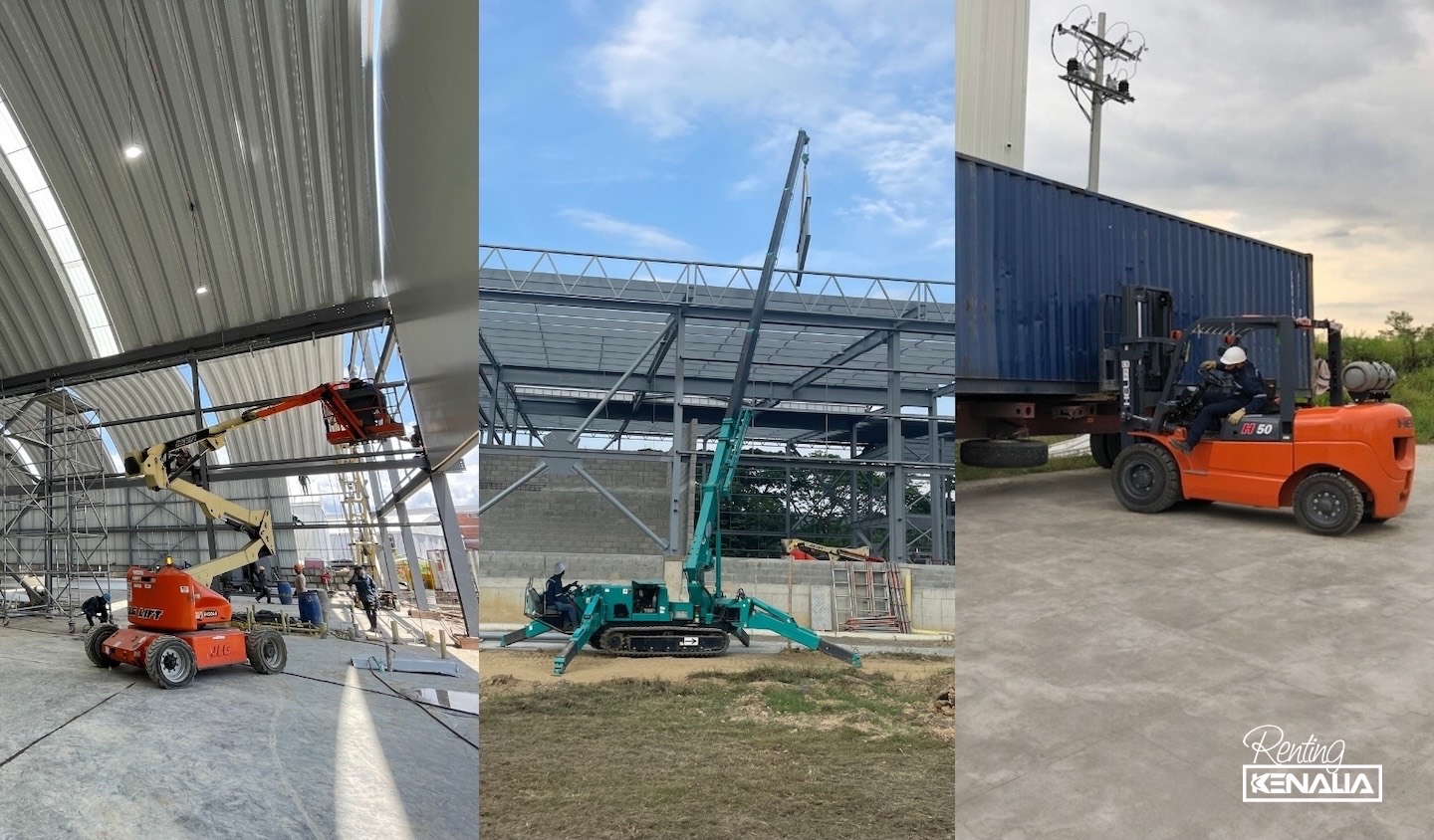 Renta Maquinaria Grúas Manlift